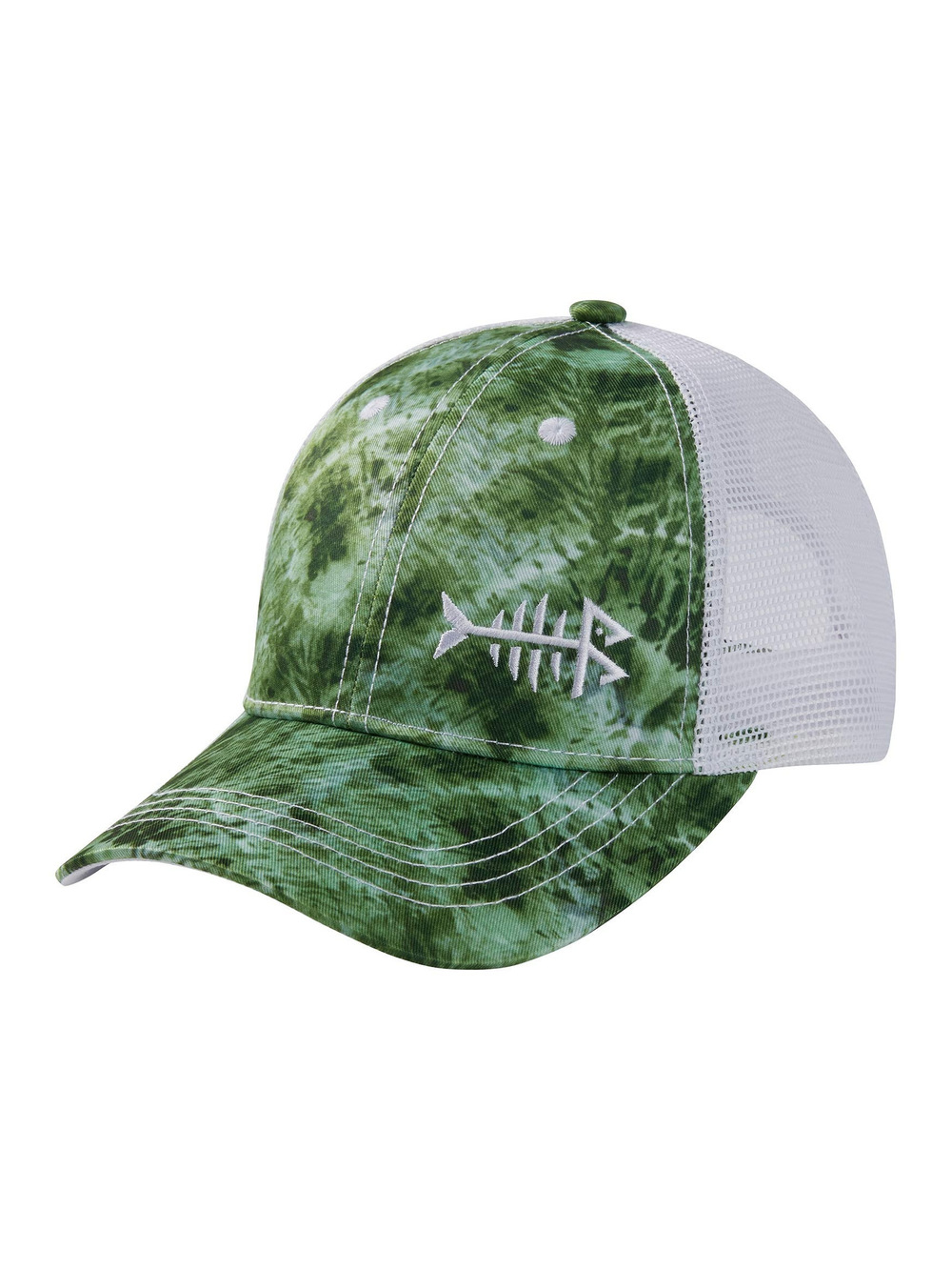 Altimate Fishing Hat Mesh Back for Men Women Adjustable | Green Camo | Size OS